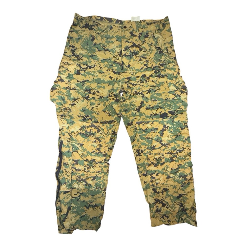 USMC Marine Corp Military Marpat Woodland Gortex Trousers Large Long
